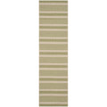 SAFAVIEH Courtyard Collection 23 x 18 Beige/Sweet Pea CY6062 Stripe Indoor/ Outside Waterproof Easy cleansingPatio Backyard Mu