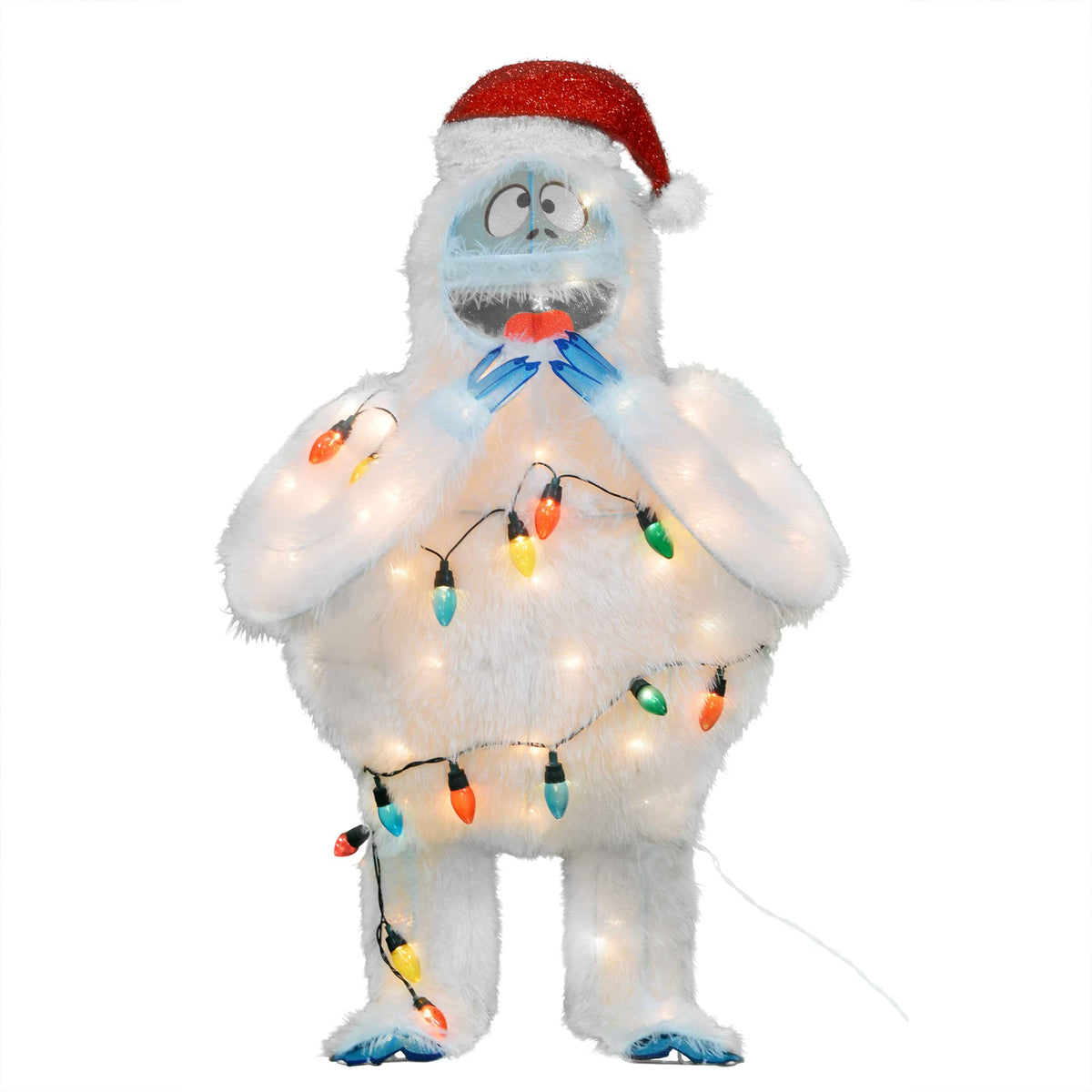 Productworks Rudolph The Red-Nosed Reindeer Pre Lit Outdoor/Indoor Holiday Yard And Lawn Decoration (Bumble)