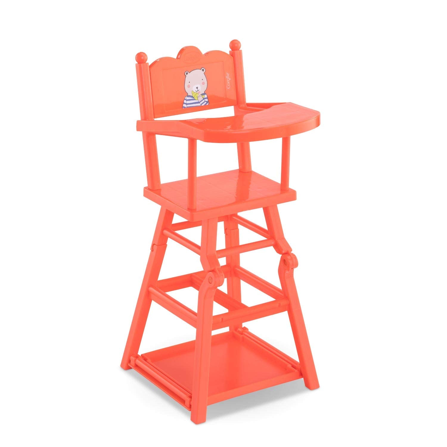 Corolle - Mon Grand Poupon High Chair - 2-in-1 Design fits 14 and 17 Baby Dolls (9000141040)