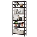 Bamjoy Bamboo Shelf, 6 Tier Bookshelf Adjustable Storage Shelves, Tall Shelving Unit Plant Stand, Storage Rack For Bathroom Home