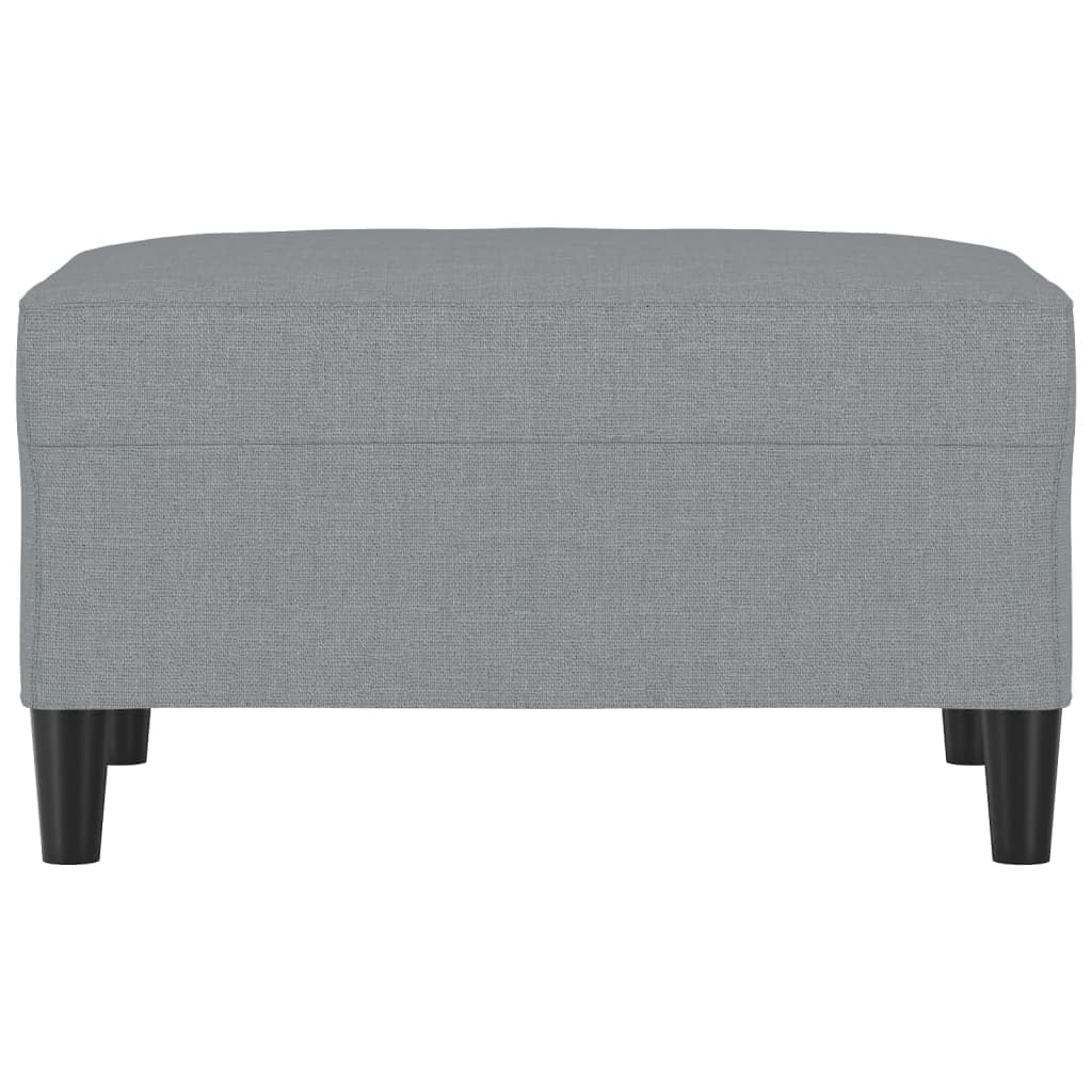 Vidaxl Footstool Light Gray 27.6''X21.7''X16.1'' Fabric
