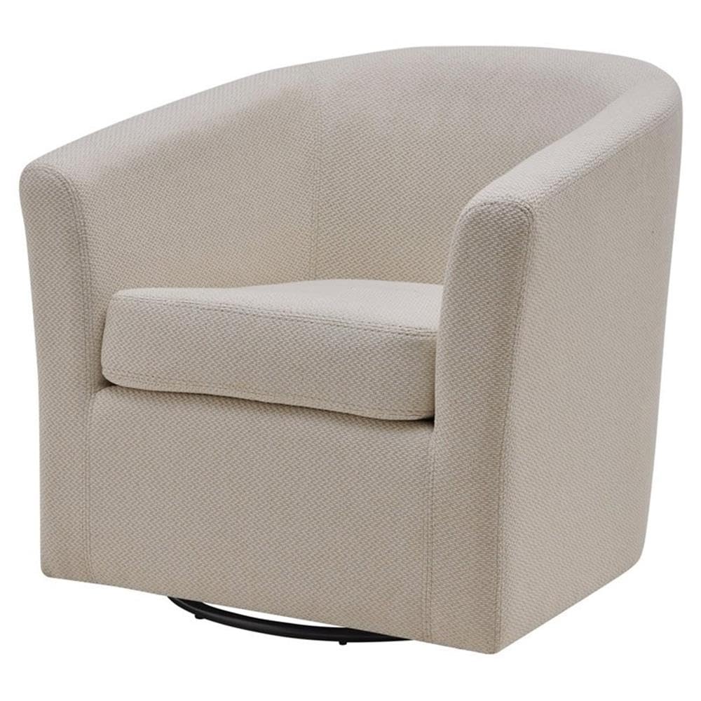 New Pacific Direct Hayden 17.5&Quot; Fabric Swivel Chair In Cardiff Cream