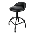 Performance Tool W85011 Adjustable Height Bar Stool, Pneumatic Swivel Bar Stool With Back Support, 360 Degree Swivel, Heavy Duty