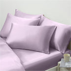 Purple Silk Pillowcase For Hair And Skin Made In Usa, Pure 22 Momme Silk Pillow Cases Queen With Zipper, 6A Grade Mulberry Silk,