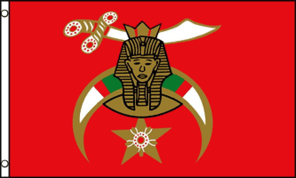 Shriner Flag 3X5Ft Poly