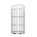Toilet Paper Holder Stand with Storage Bathroom Toilet Tissue Roll Reserve Organizer Free Standing Dispenser Holds 3 Mega Rolls 