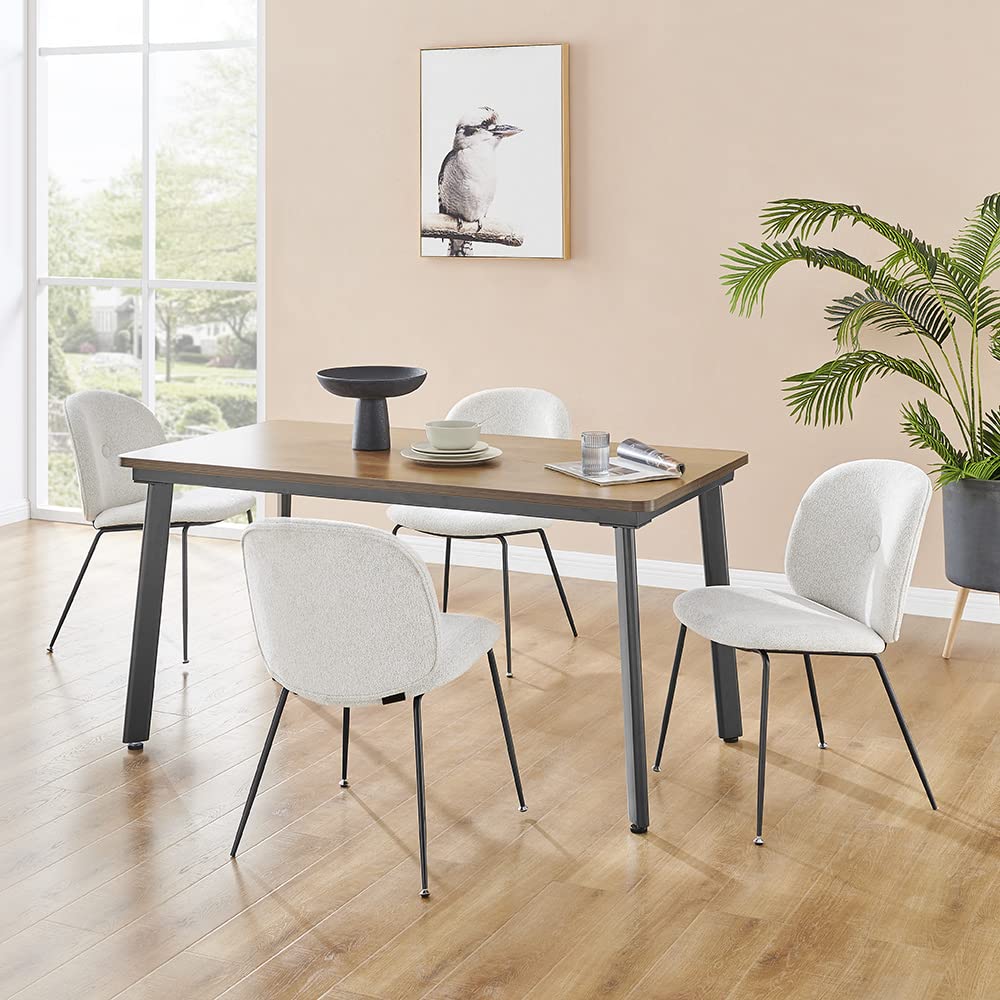 Npd Furniture And More Nisha Dining-Chairs, Standard, Posh Ivory