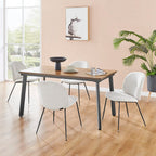Npd Furniture And More Nisha Dining-Chairs, Standard, Posh Ivory