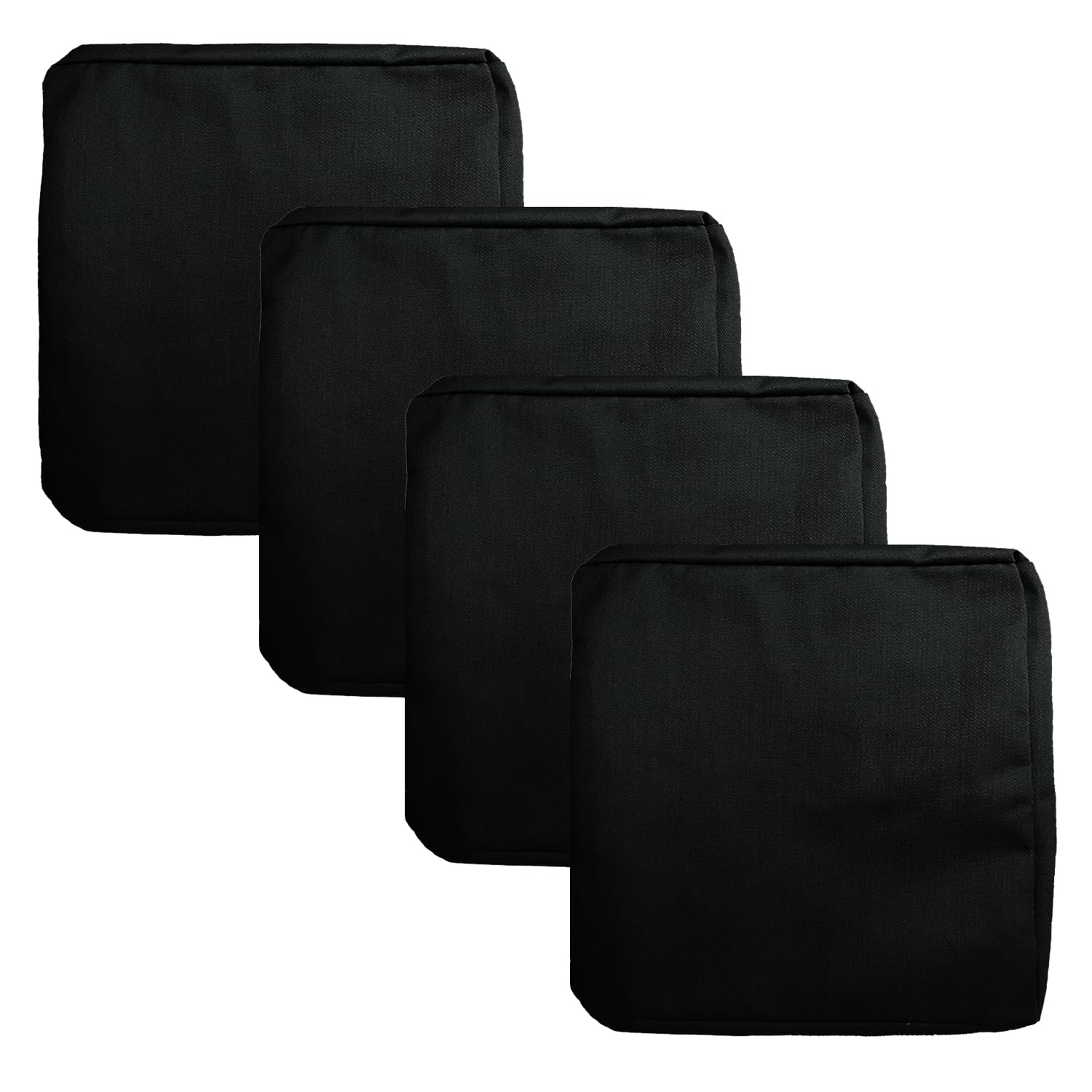 Flymei Patio Cushion Covers 21X19X3 Waterproof Outdoor Cushion Cover Replacement 4Packs Outdoor Seat Cushion Slipcover For Ratta