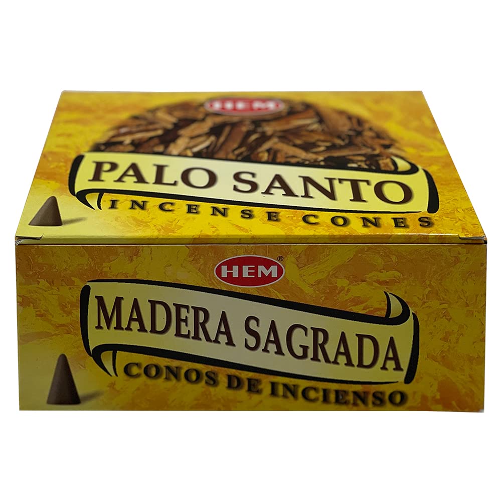 Palo Santo Incense Cones And Burner Holder Bundle From Hem Incense Trumiri For Smudging And Aroma