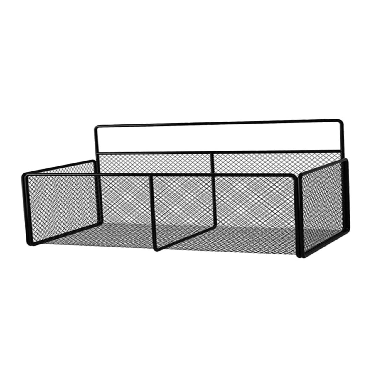 Wooneky 1 Set Nail Rack Metal Bath Shelf Wire Baskets For Organizing Bathroom Shower Shelves Decorative Storage Basket No Mail O