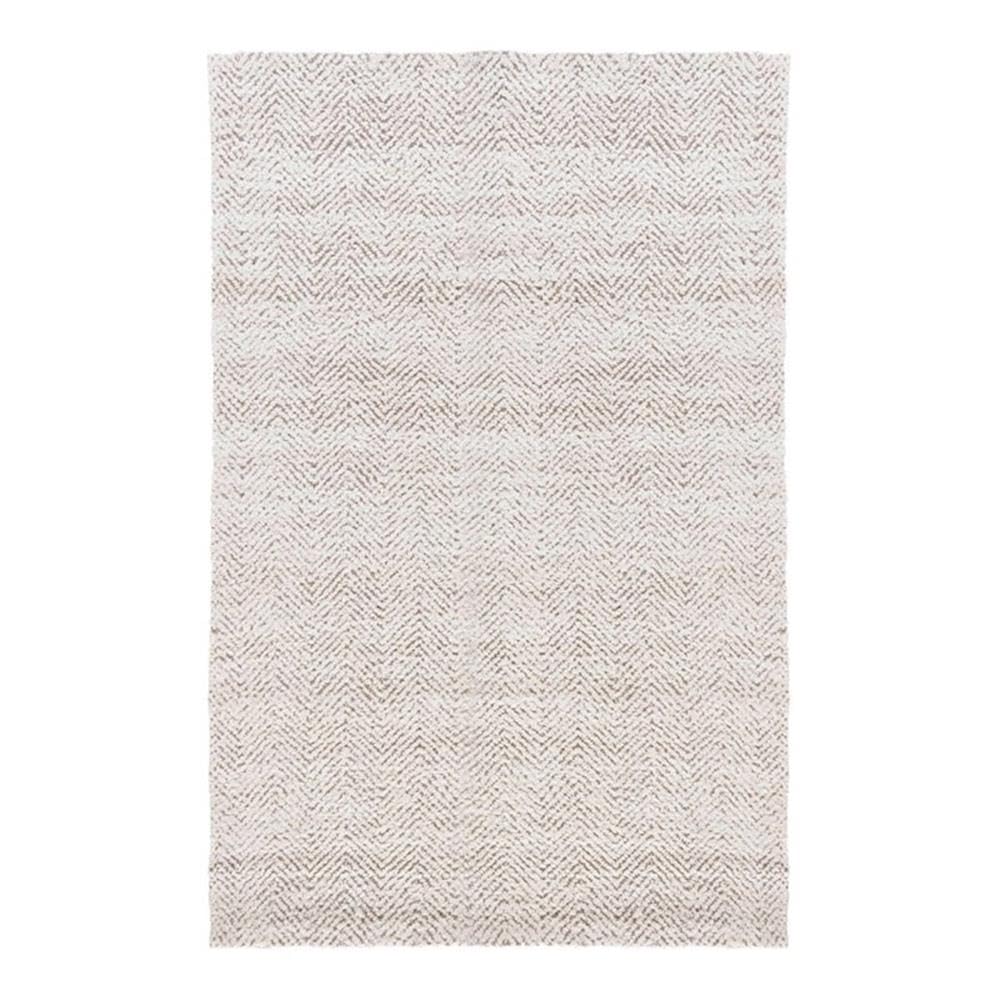 Kosas Home Chevron Area Rug, Bedroom, Kitchen Living Room, 8' X 10', Ivory/Natural