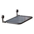 UJEAVETTE Folding Clothes Drying Rack Metal for Shoes and Socks Indoor Outdoor Mudroom Black