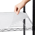 Sliner 12 Pcs 18 x 48 Inch Wire Shelf Liner Clear Plastic Waterproof Liners for Organizing Metal Rack Shelves, Kitchen Cabinets,