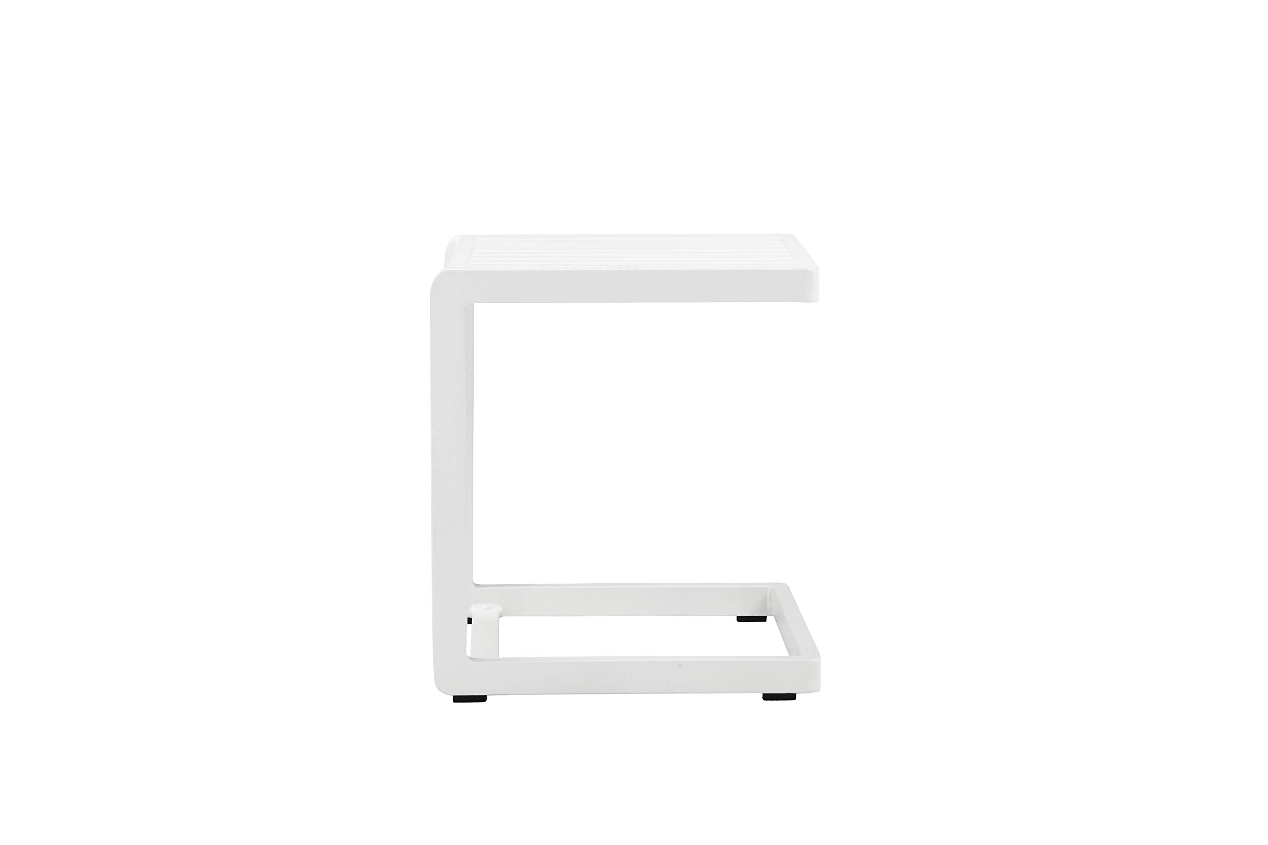 Pangea Home X-Chris St Wht Modern Table, White