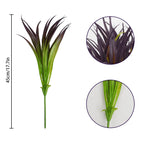 Phliofd 16Pcs Artificial Grass Fake Grass Plants 17.3In Outdoor Plants Uv Resistant Faux Greenery Stems For Home Window Garden P
