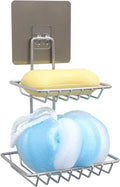ZONKU INDIA Stainless Steel Soap Holder Bathroom Seamless Paste Soap Box Creative Toilet Strong Suction Cup Soap Holder Wall Han
