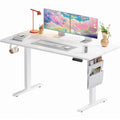 Marsail Standing Desks Adjustable Height Home Office Desks,55x28 Electric Standing Desk with Storage Bag,Sit Stand up Desks for 