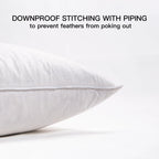 Ant-Home 12''X20'' Pillow Inserts Soft Feather Pillow Set Of 2 Indoor Decorative Sofa Down Pillows Bed Pillows Couch Pillow