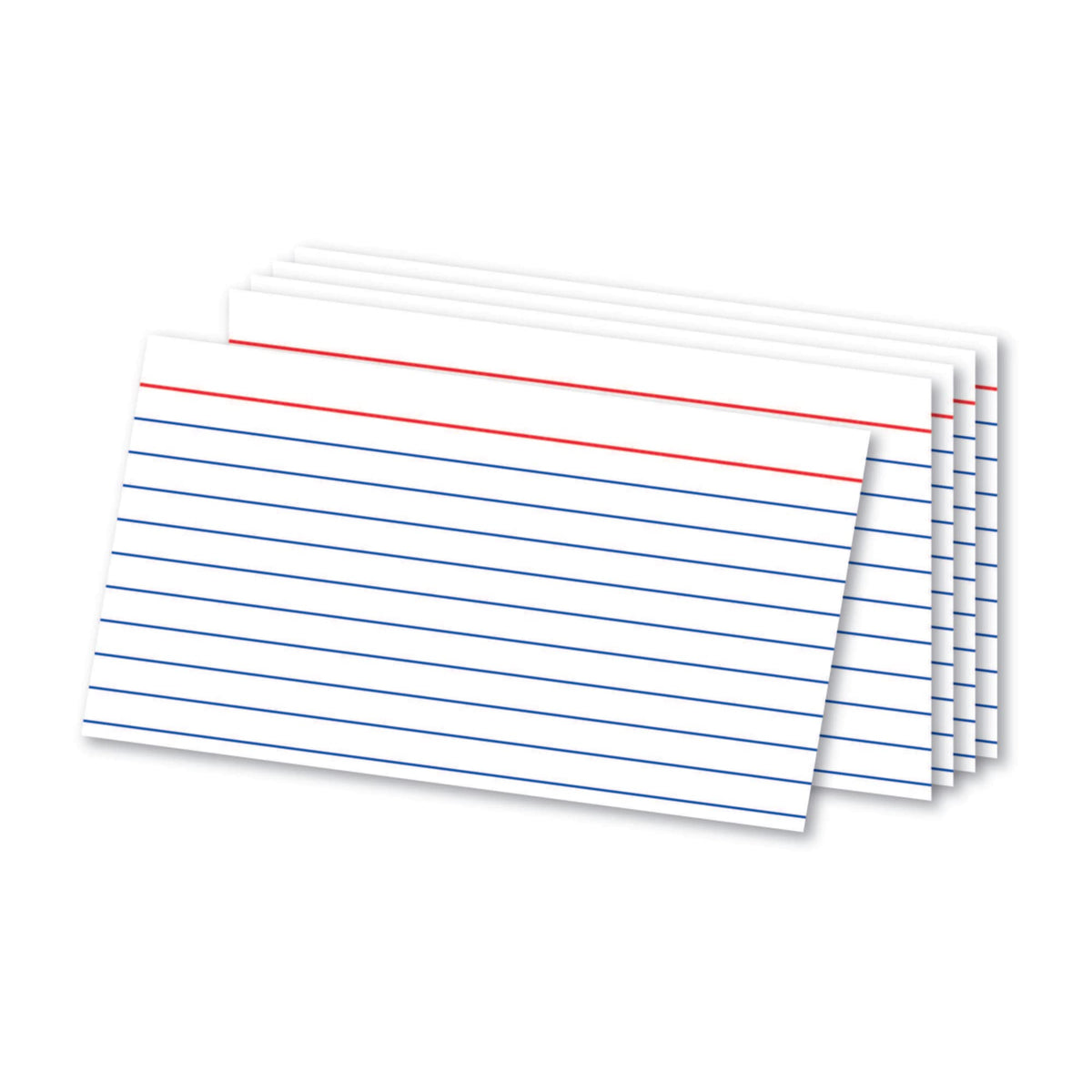 Office Depot Brand Ruled Index Cards, 3' X 5', White, Pack Of 500