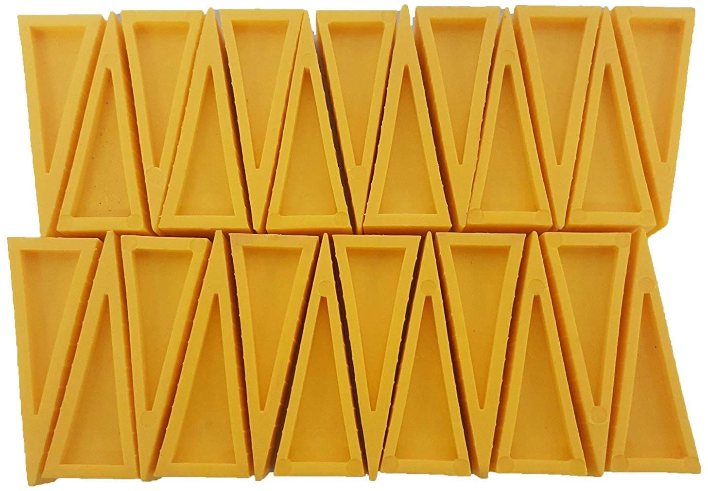 Line2Design Door Stoppers - Thermal Plastic Rubber Security Wedge Suitable For Bottom Of Door On Carpet, Door Gaps - Heavy Duty