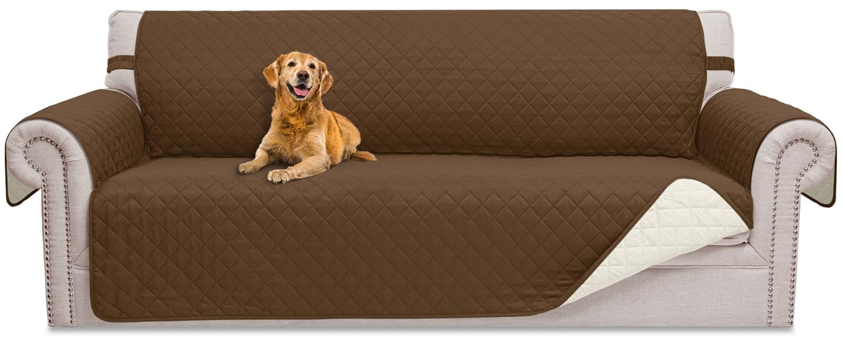Homerilla Reversible Chair Covers Reversible Couh Cover For Dogs Pets Furniture Protector Sofa Cover With Elastic Straps Endurin