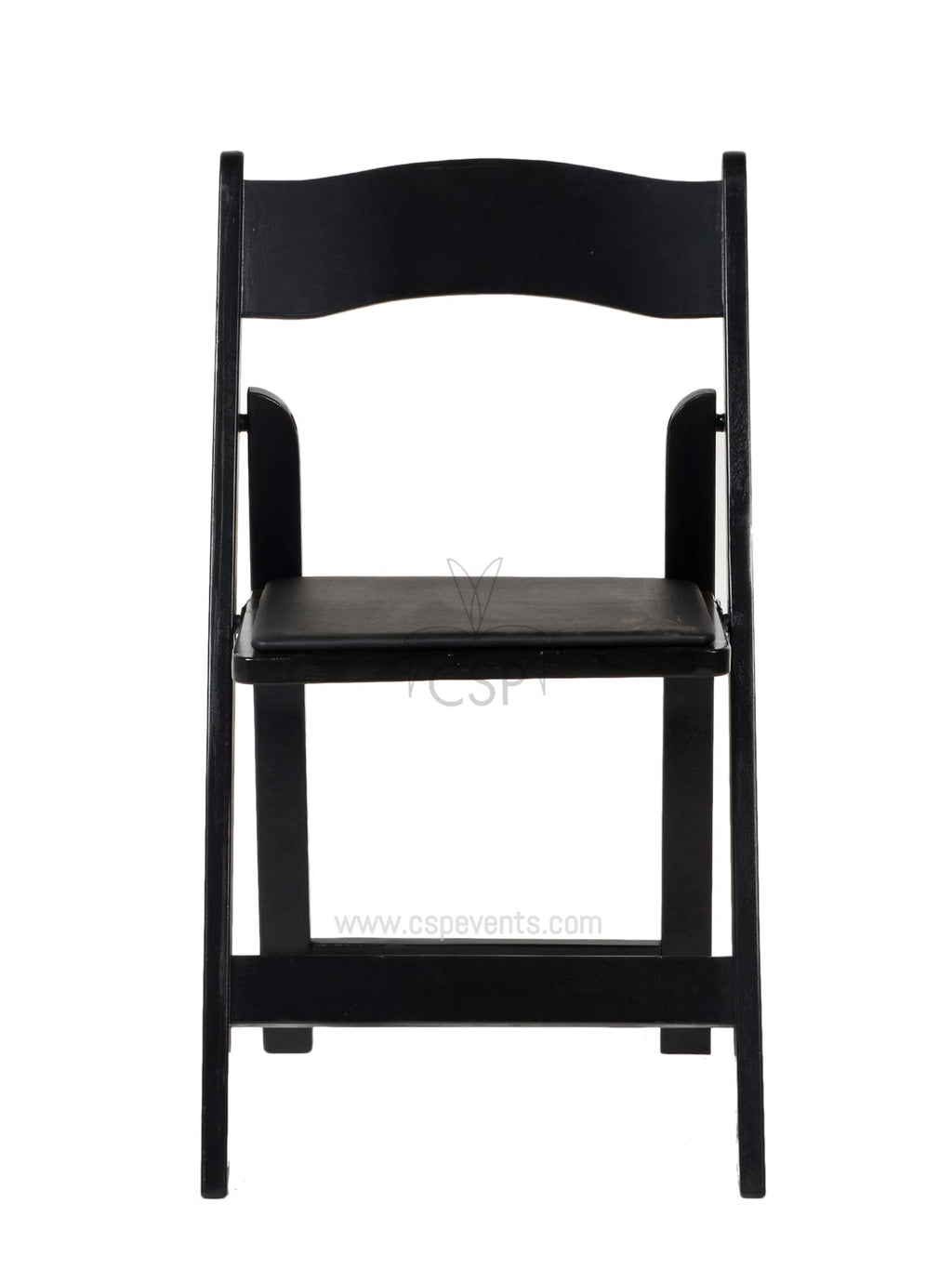 Commercial Seating Products American Padded Folding Chairs, Black