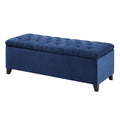 Madison Park Entryway Accent Bench for Living Room Flip Top Storage Chest, Shandra Tufted Top Upholstered Storage Bench End of B