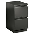 HON 33823RS 22-7/8-Inch Efficiencies Mobile Pedestal File with 2 File Drawers, Charcoal