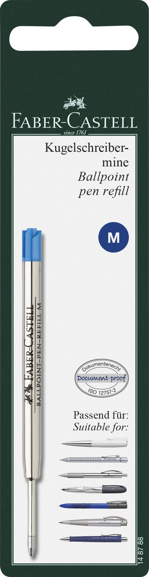 Faber-Castell M Ballpoint Pen Refill - Blue