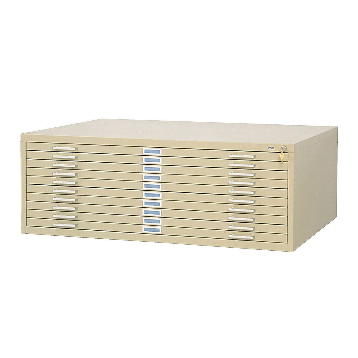 Safco Products 4986Ts Flat File For 42&quot; W X 30&quot; D Documents, 10-Drawer (Additional Options Sold Separately), Tropic Sand