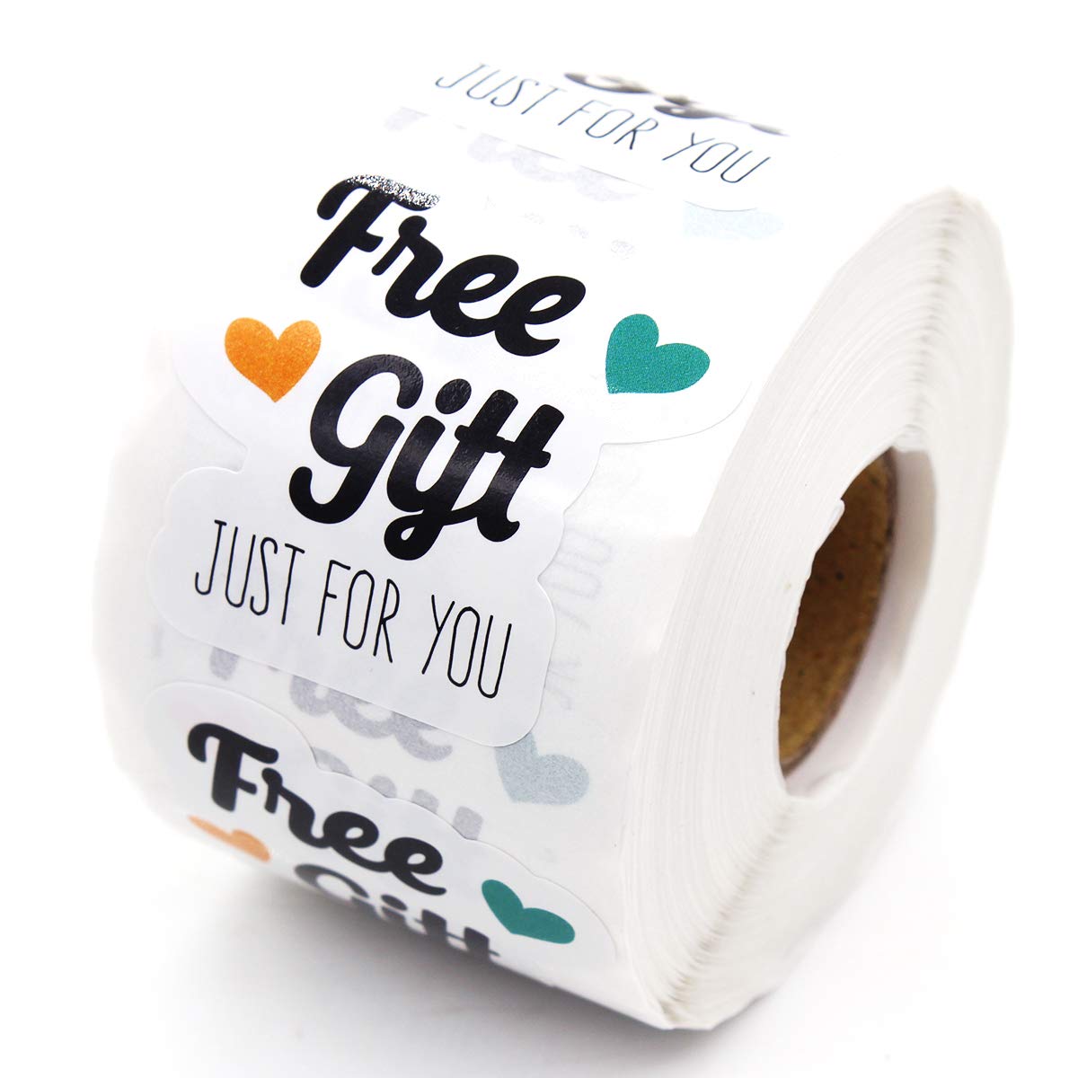 Muminglong 1.5 Inch Free Just For You Sticker,Prize Winner Sticker,Thank You Sticker,Small Shop Sticker, Small Business,Handmade