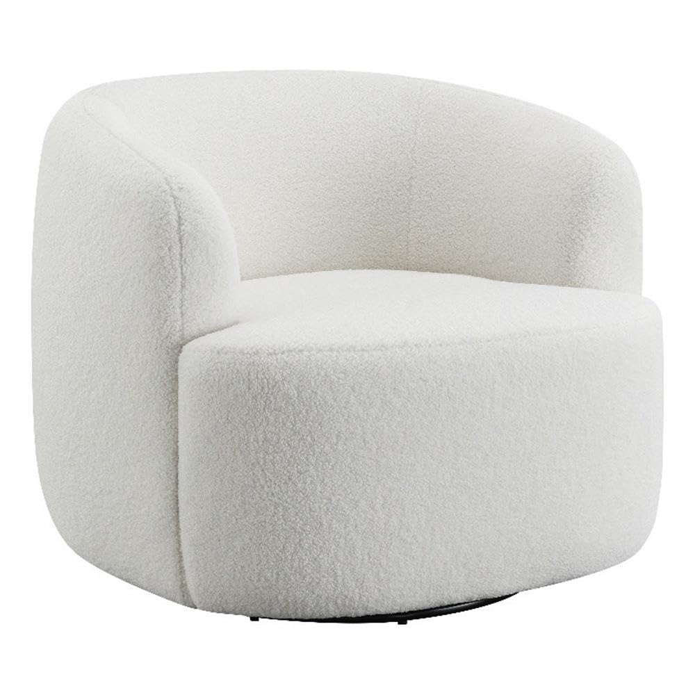 Coaster Home Furnishings Hudson Upholstered Swivel Chair Natural