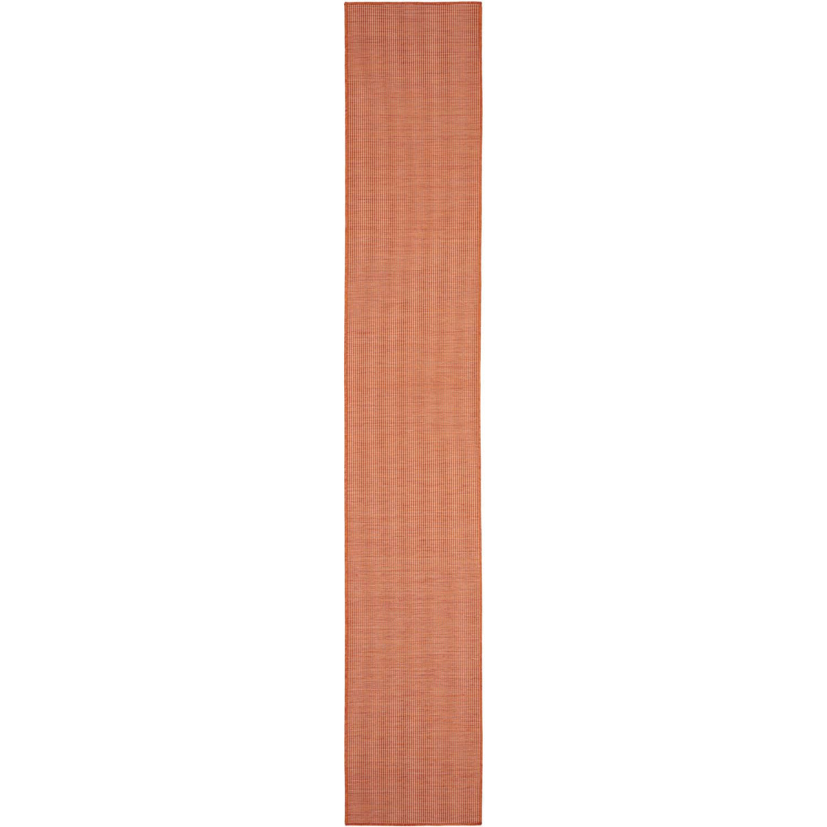 Nourison Positano Indoor/Outdoor Terracotta 2'2' X 10' Area Rug, Easy Cleaning, Non Shedding, Bed Room, Living Room, Dining Roo