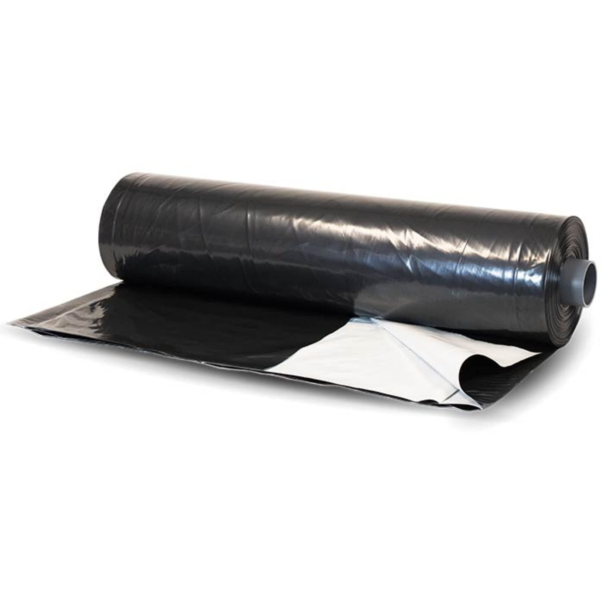 Farm Plastic Supply - Panda Film Light Deprivation Greenhouse Cover - 8 Mil - (12' X 32') - 100% Blackout Tarp, Black White Plas