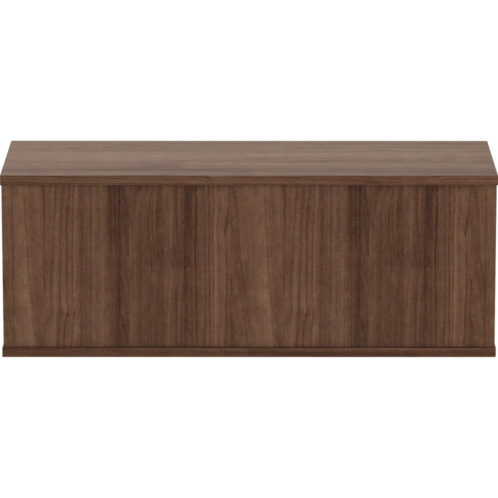 Lorell, Llr90280, Panel System Open Storage Cabinet, 1 Each, Walnut