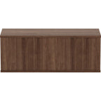 Lorell, Llr90280, Panel System Open Storage Cabinet, 1 Each, Walnut