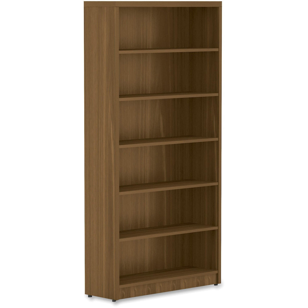 Lorell Chateau Walnut Bookshelf, 36 X 11.6&quot; X 72.5&quot;