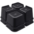 Annkut Bed Risers 4 Inch Heavy Duty, Furniture Risers For Bed Desk Table Sofa Couch,Oversized Bed Lifts Risers, Support Up To 50