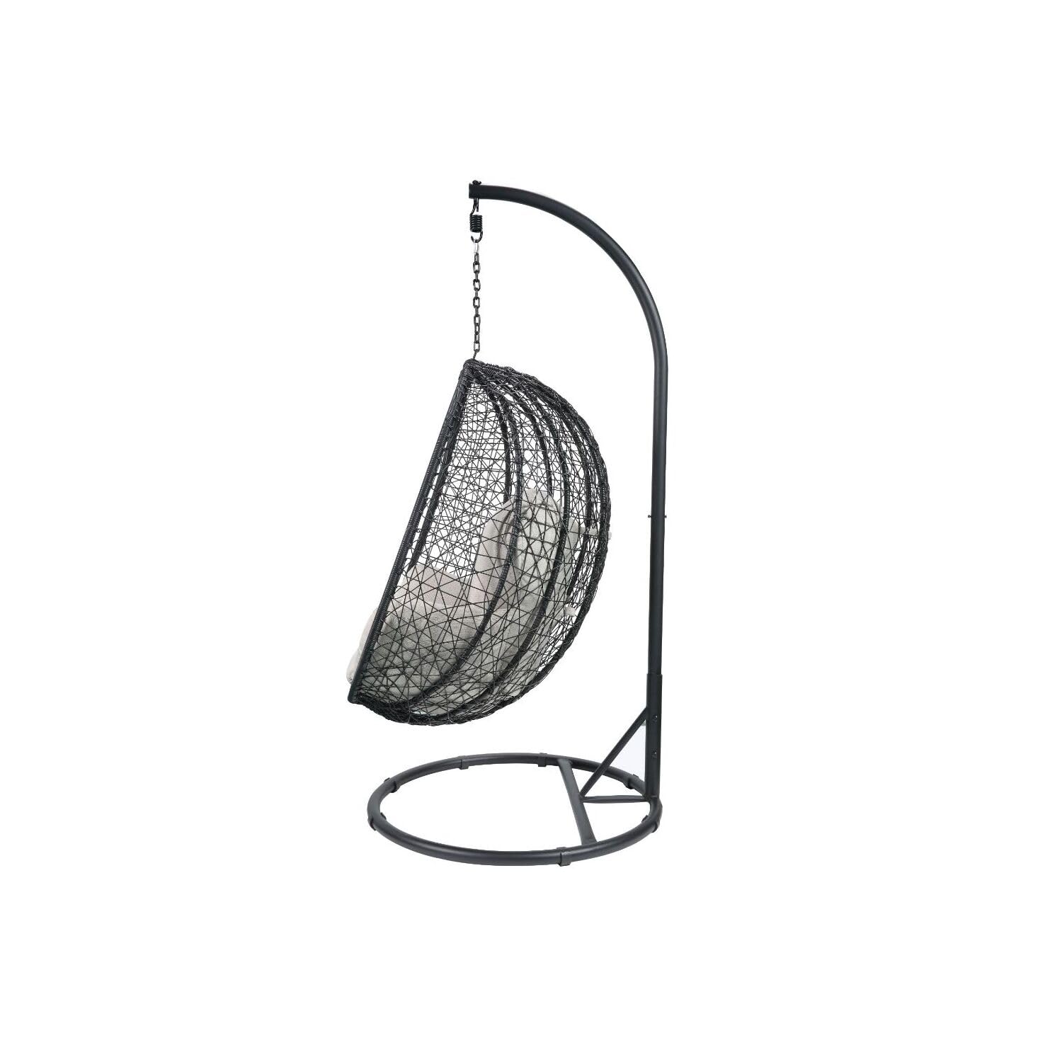 Acme Furniture Simona Hanging Chair, Black
