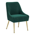 Zuo Maxine Dining Chair Green & Gold