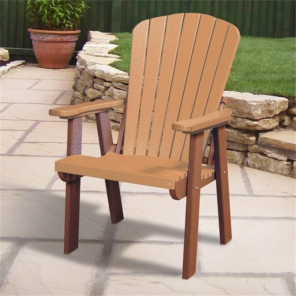 American Furniture Classics 511CTB Fan Back Chair, Cedar and Tudor Brown