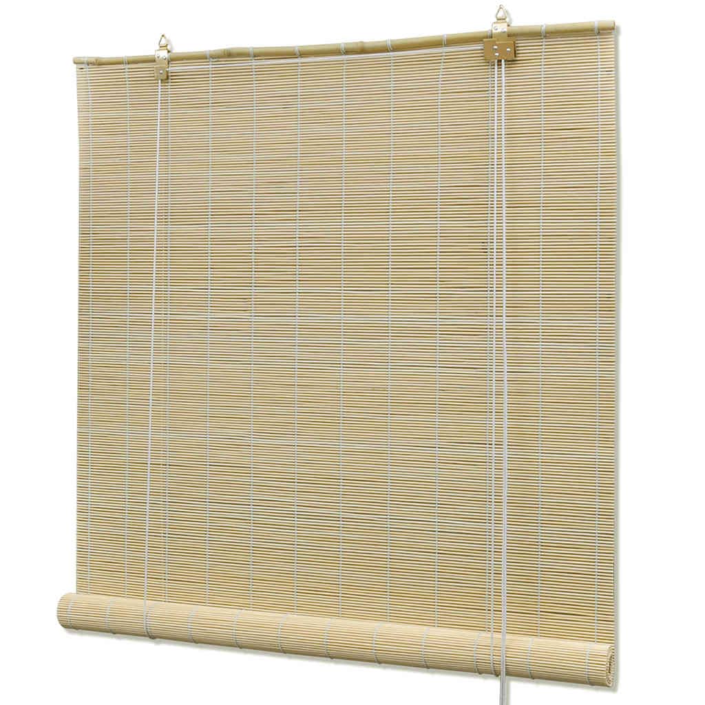 Natural Bamboo Roller Blinds 31.5&quot; X 63&quot;