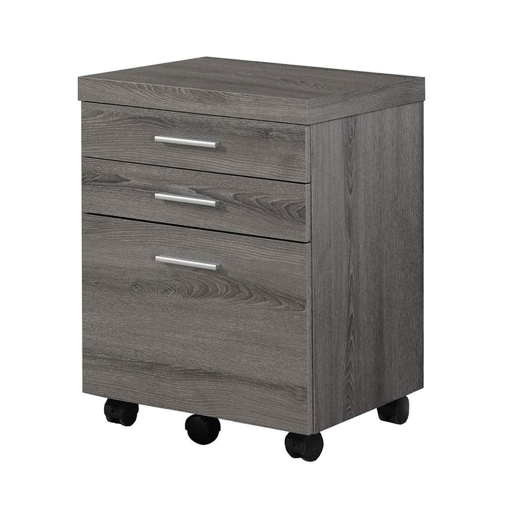 Monarch Specialties 3 Drawer File Cabinet - Thumbnail 3