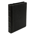Samsill Vintage Hardback Mini 3 Ring Zipper Binder, Professional Binder Organizer, Planner, 1 Inch Capacity, Faux Leather With C