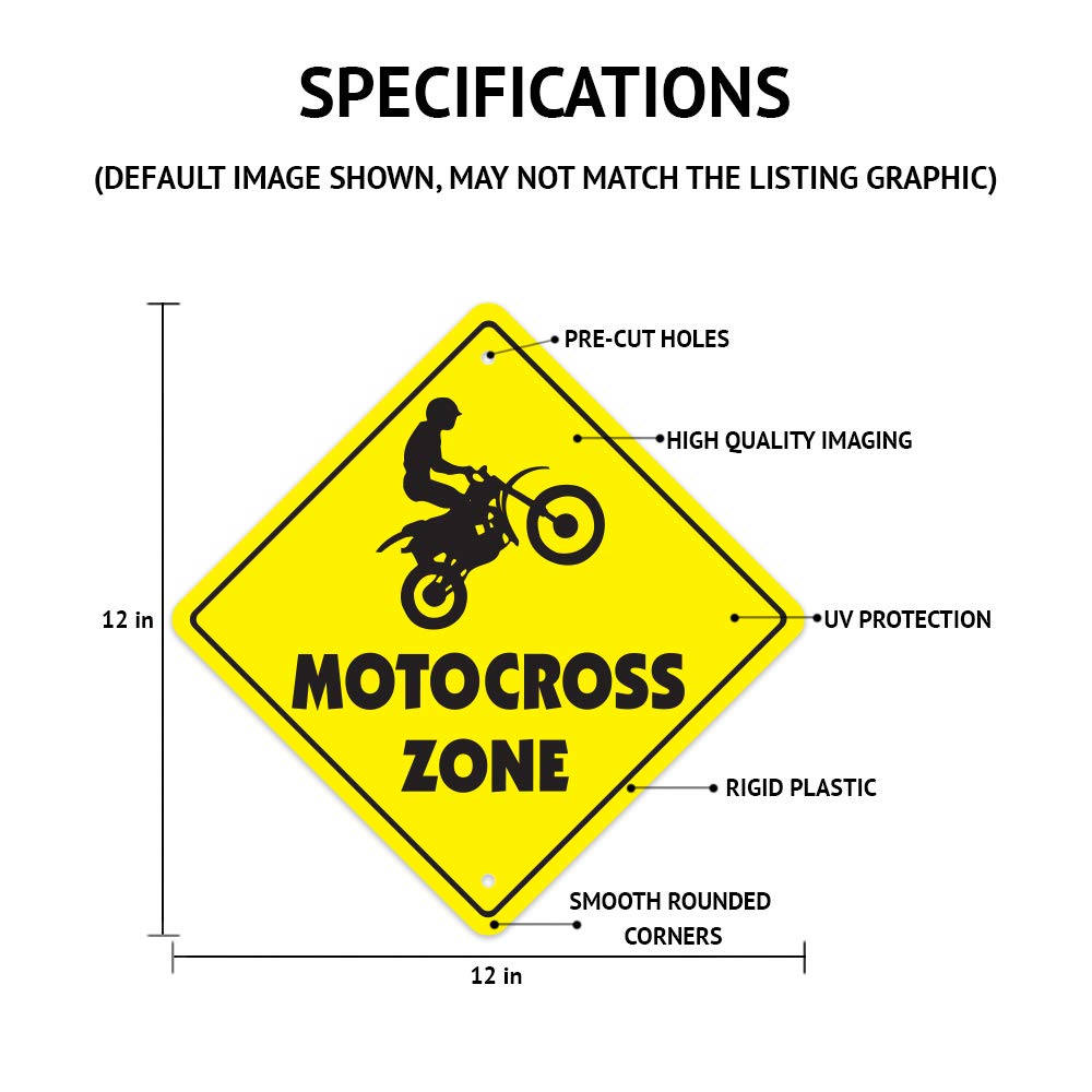 Milkshake Crossing Sign Zone Xing | Indoor/Outdoor | 12'' Tall Plastic Sign Icecream Ice Cream Topping Straw