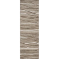 Alora Decor Geneva 2'6" X 8' Lines Natural/Ivory Hand-Tufted Area Rug