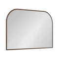Kate and Laurel Caskill Modern Arched Wall Mirror, 36 x 24. Bronze, Decorative Wide Contemporary Mirror for Wall Decor with Arch