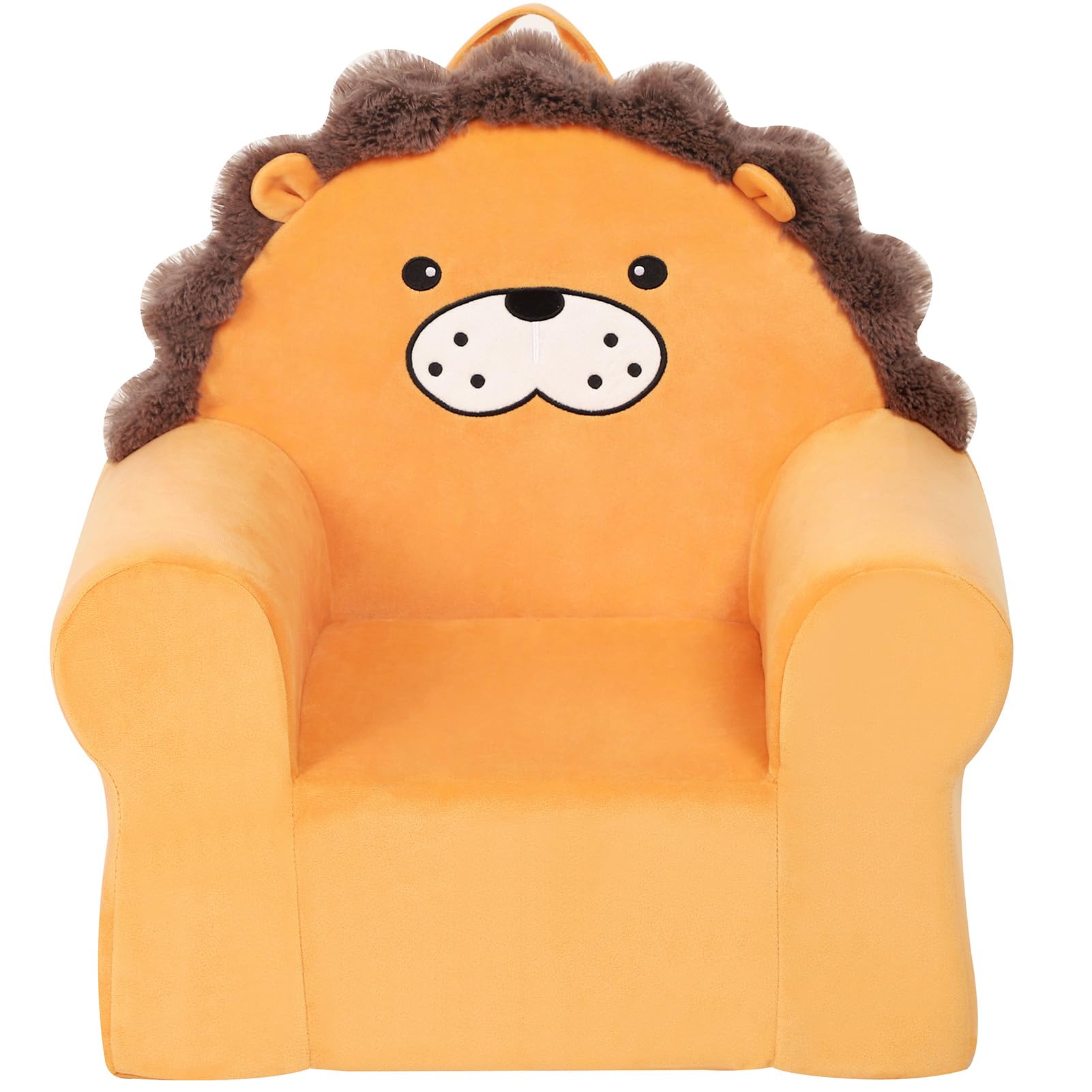 MOMCAYWEX Cuddly Toddler First Chair, Premium Character Chair, Little Lion, 18 Month up to 3 Years