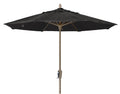 Fiberbuilt Umbrellas 7Mcrcb-8601 Market Umbrella, 7.5' Diameter Marine Grade Canopy, Black
